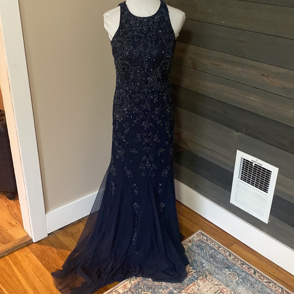 Adrianna Papell Beaded Formal Gown, Bridesmaid Dress